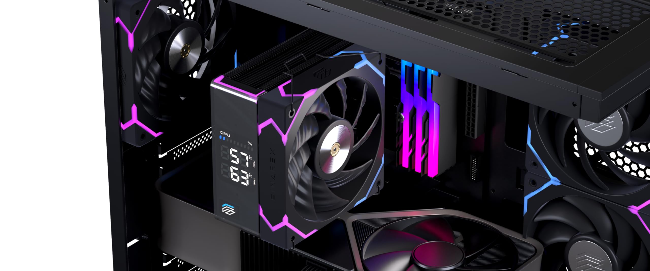 Amazon.co.jp: EINAREX エイナレックス Glide White CPUクーラー 空冷